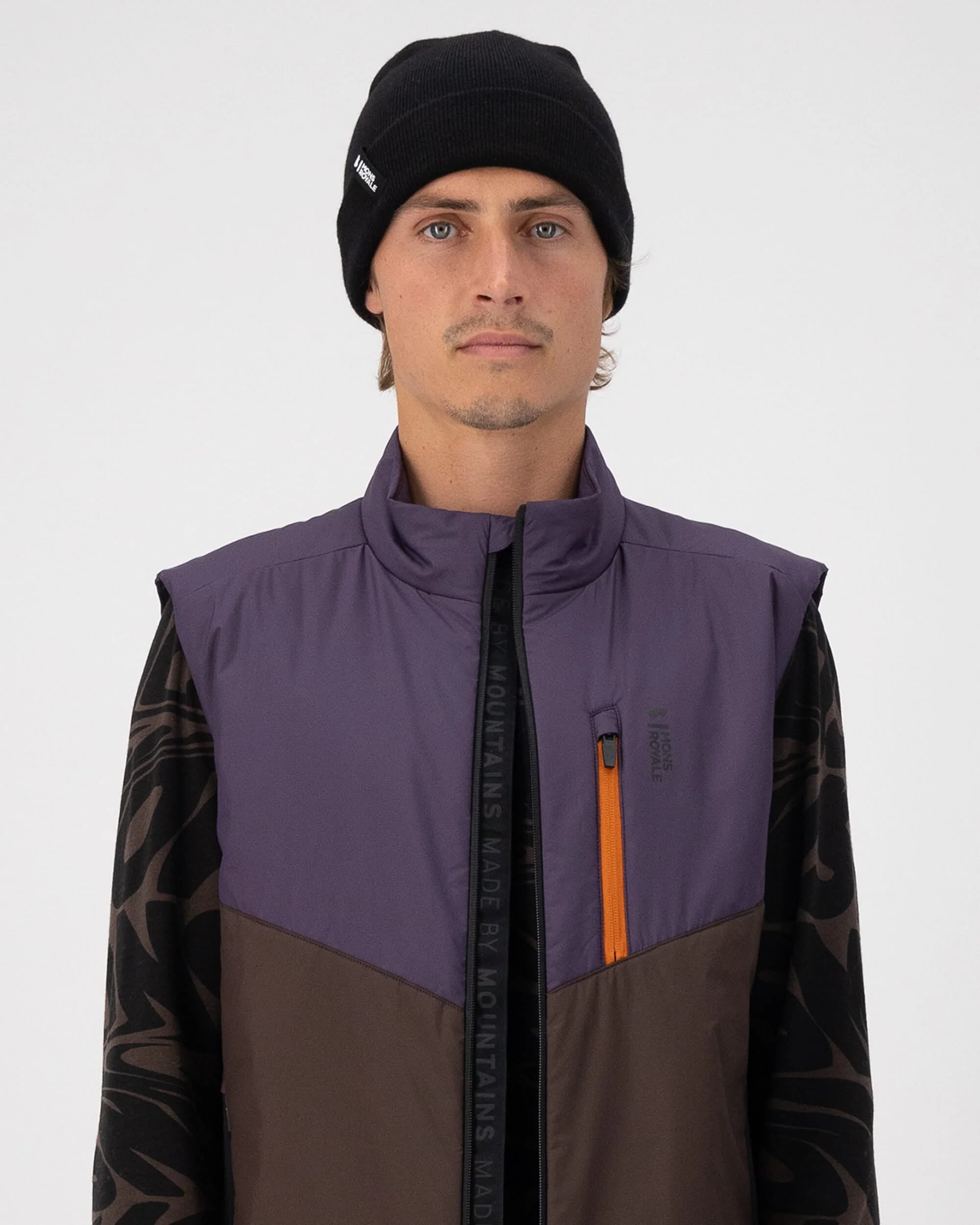 Arete Merino Insulated Vest - Indigo / Cedar - Image 3