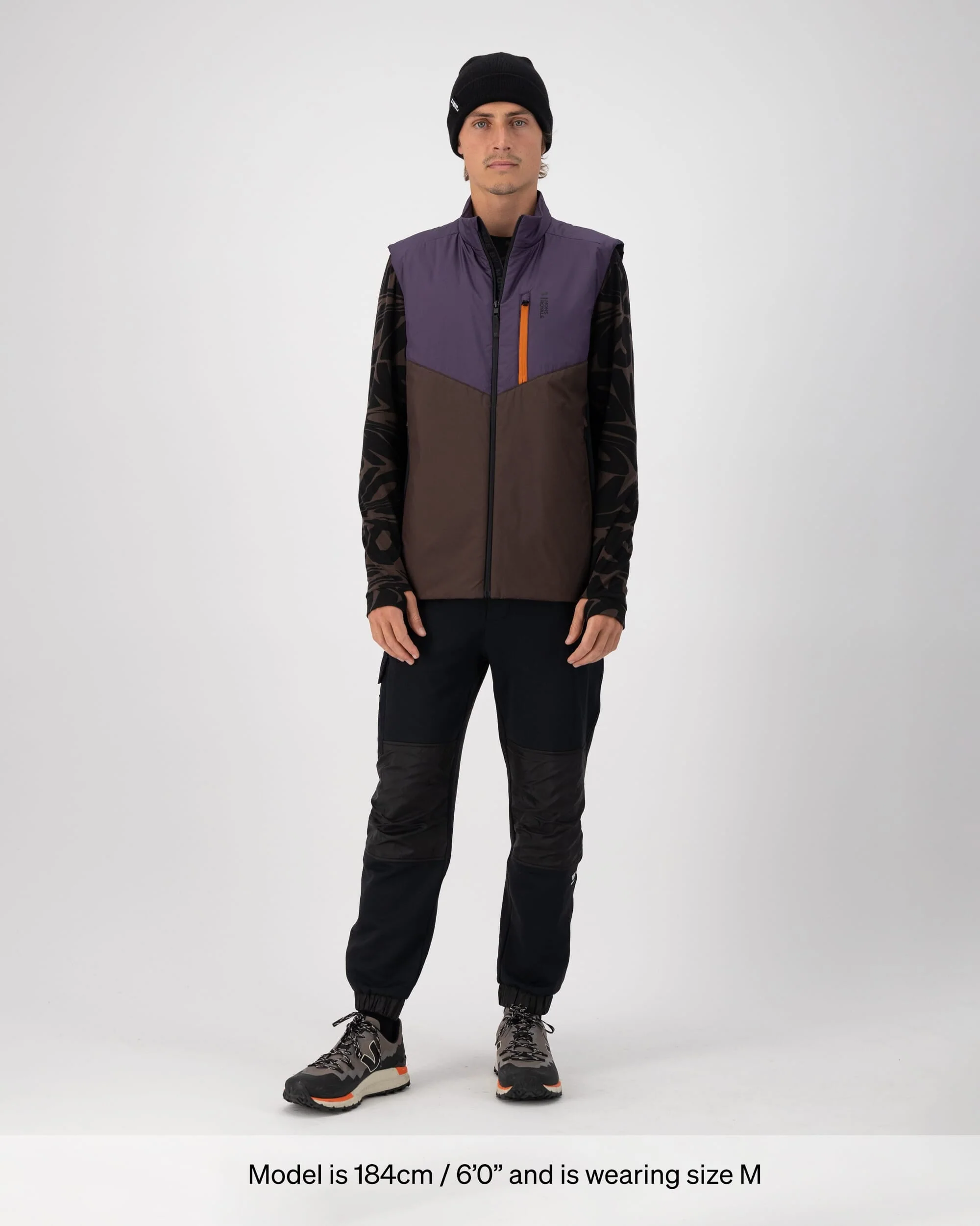 Arete Merino Insulated Vest - Indigo / Cedar - Image 4