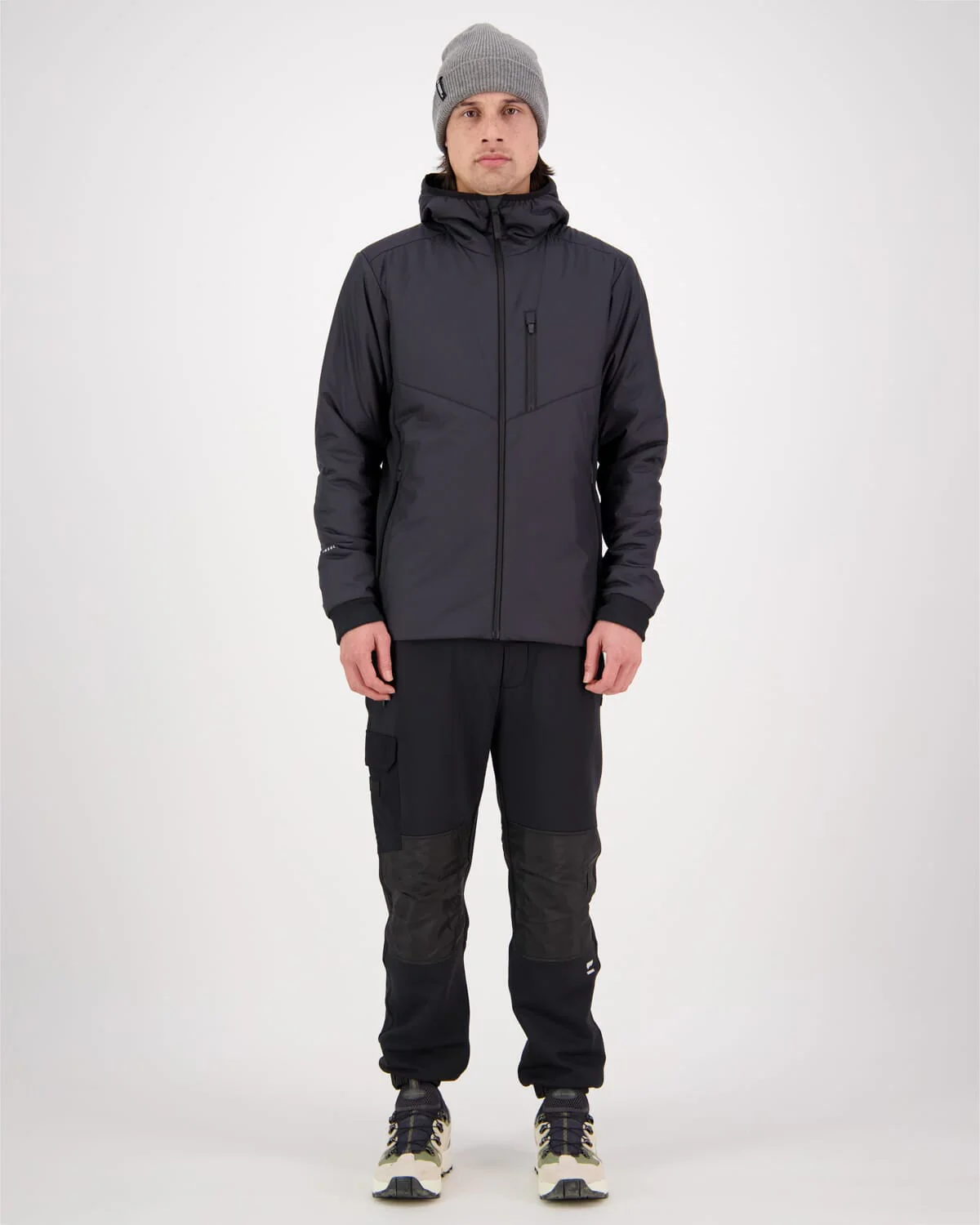 Arete Merino Insulated Hooded Jacket - Black - Image 4