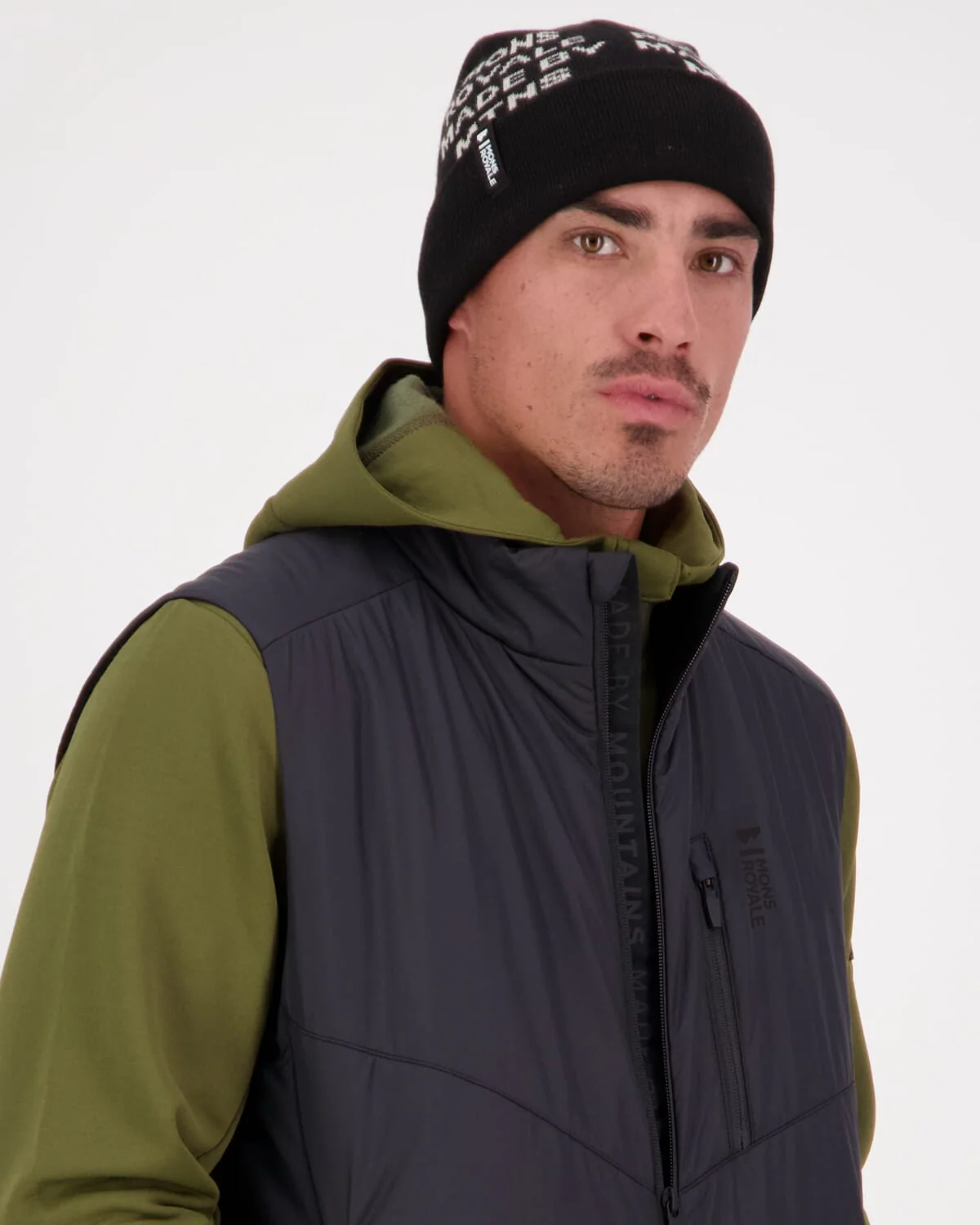 Arete Merino Insulated Vest - Black - Image 3