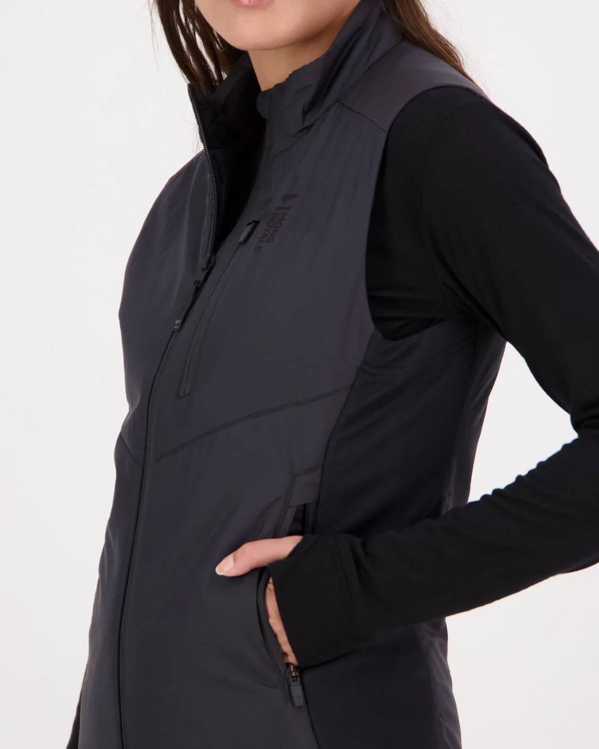 Arete Merino Insulated Vest - Black - Image 4