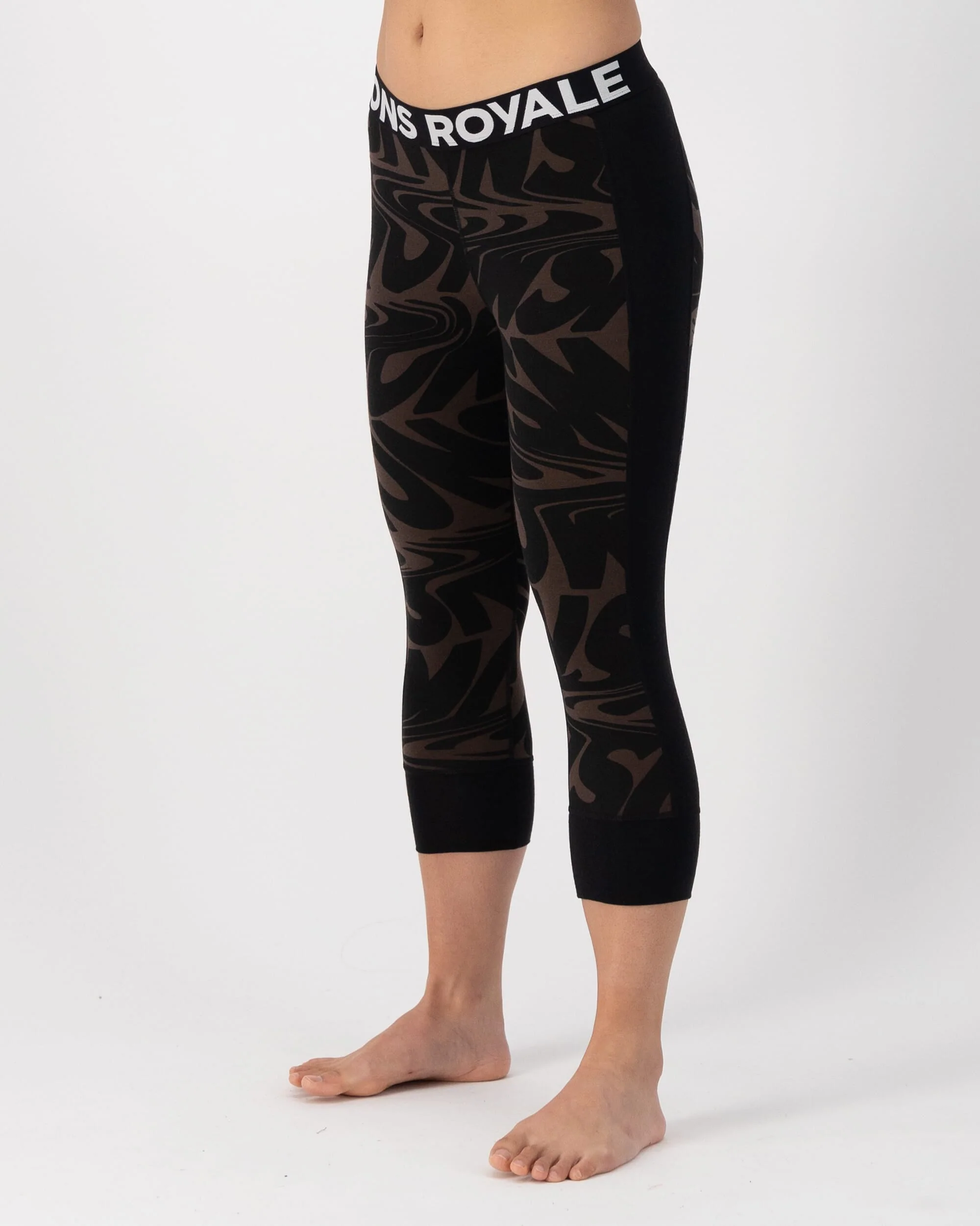 Cascade Merino Base Layer 3/4 Legging - Signal Lost Cedar - Image 3