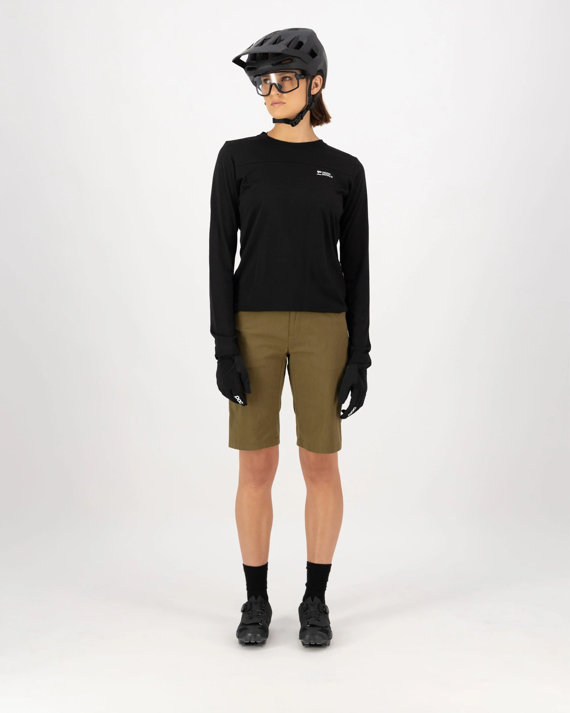 Diversion Merino Bike Jersey Long Sleeve - Black | Women's Bike Jersey - Image 5