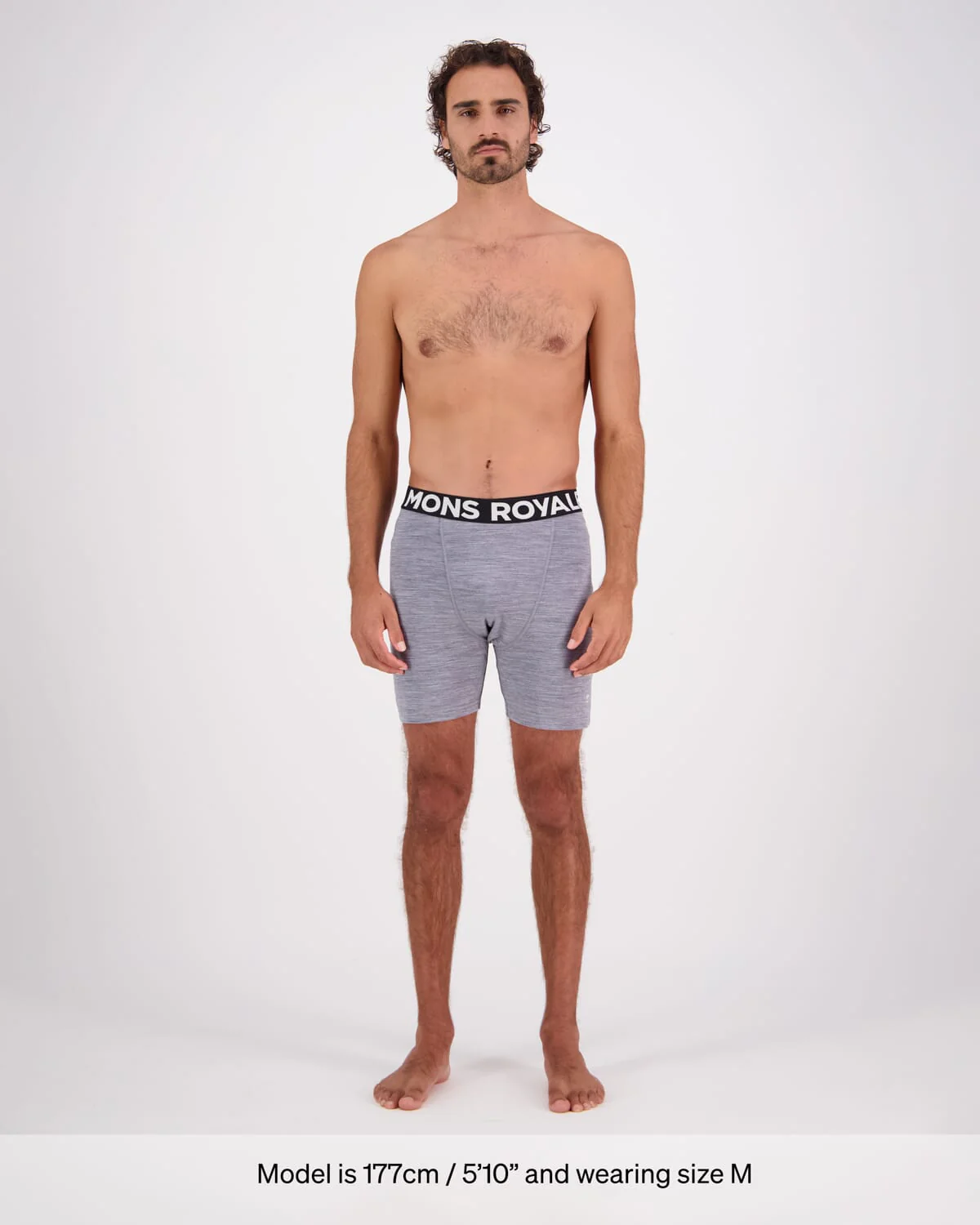 Hold 'em Merino Boxer - Grey Heather | Men's Underwear - Image 3