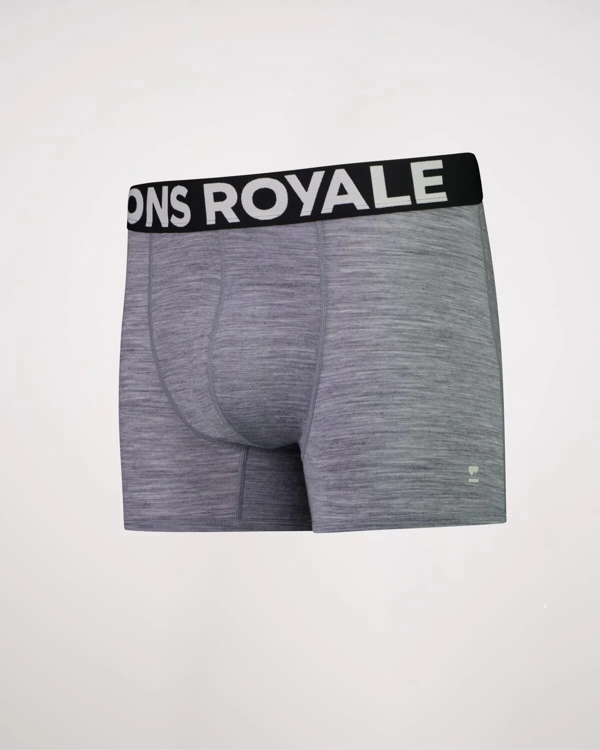Hold 'em Shorty Merino Boxer - Grey Heather | Men's Underwear - Image 5
