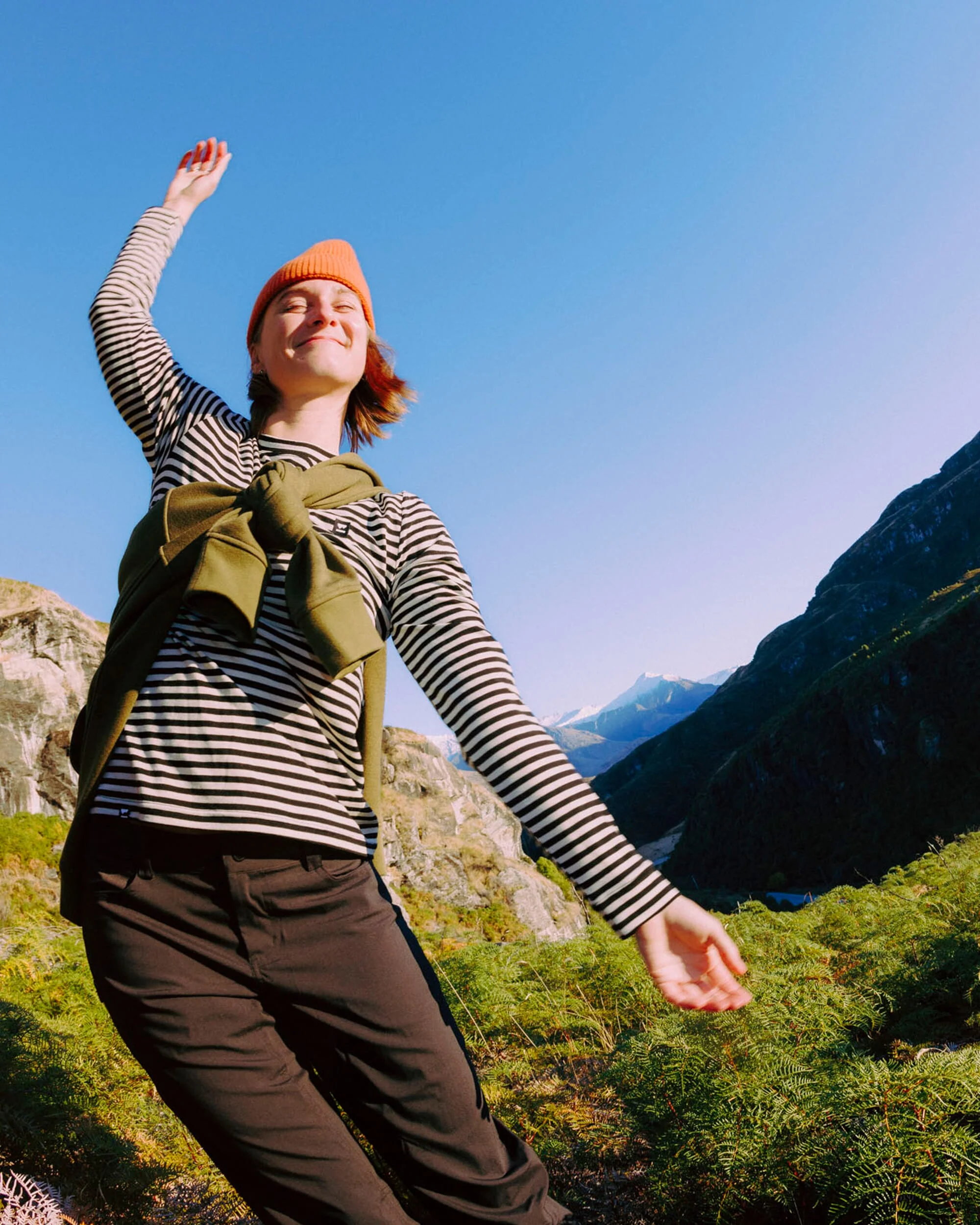 Icon Merino Long Sleeve - Stripe | Women's Long Sleeve Top - Image 8