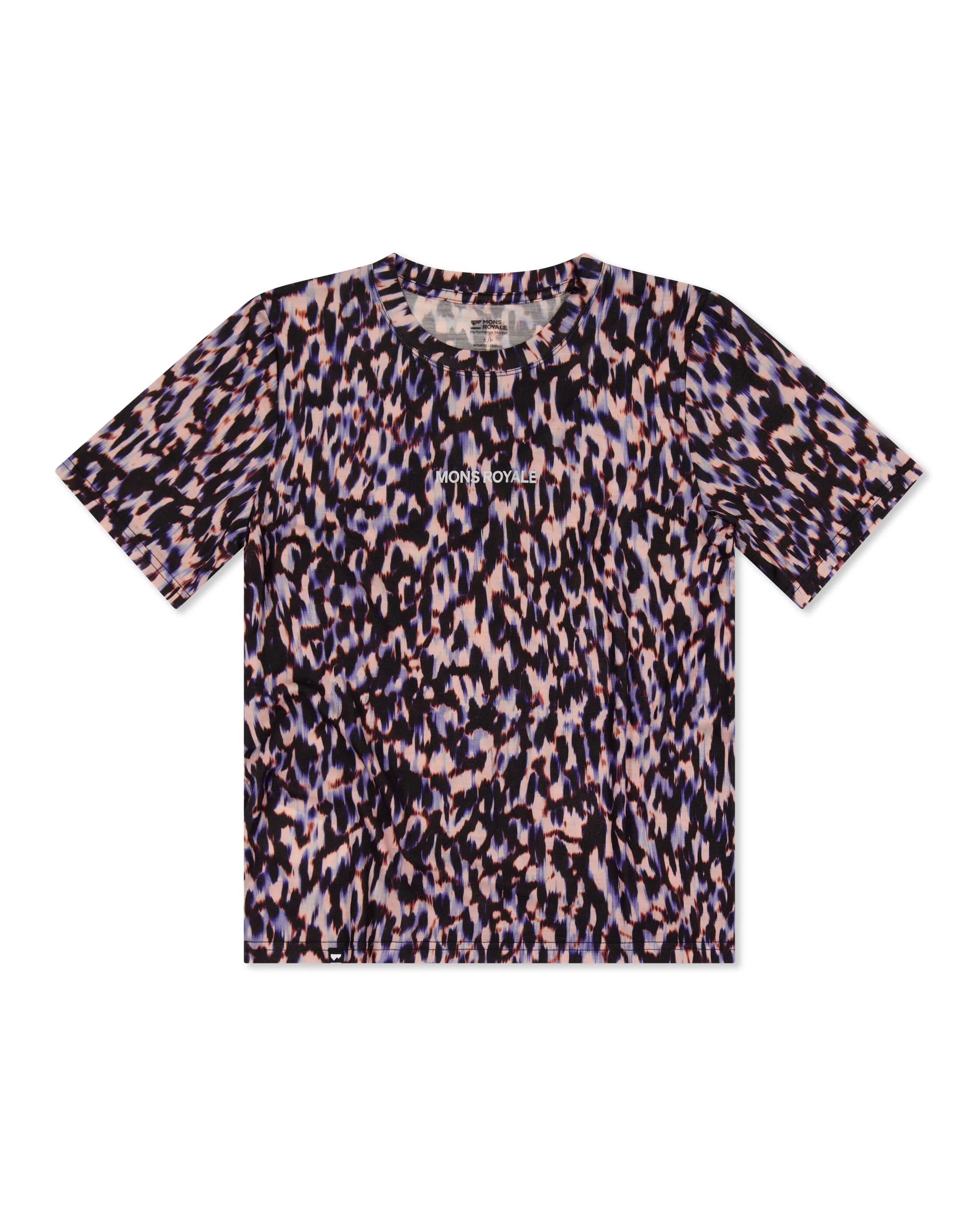Icon Merino T-Shirt - Rock Leopard | Women's T-Shirt - Image 4