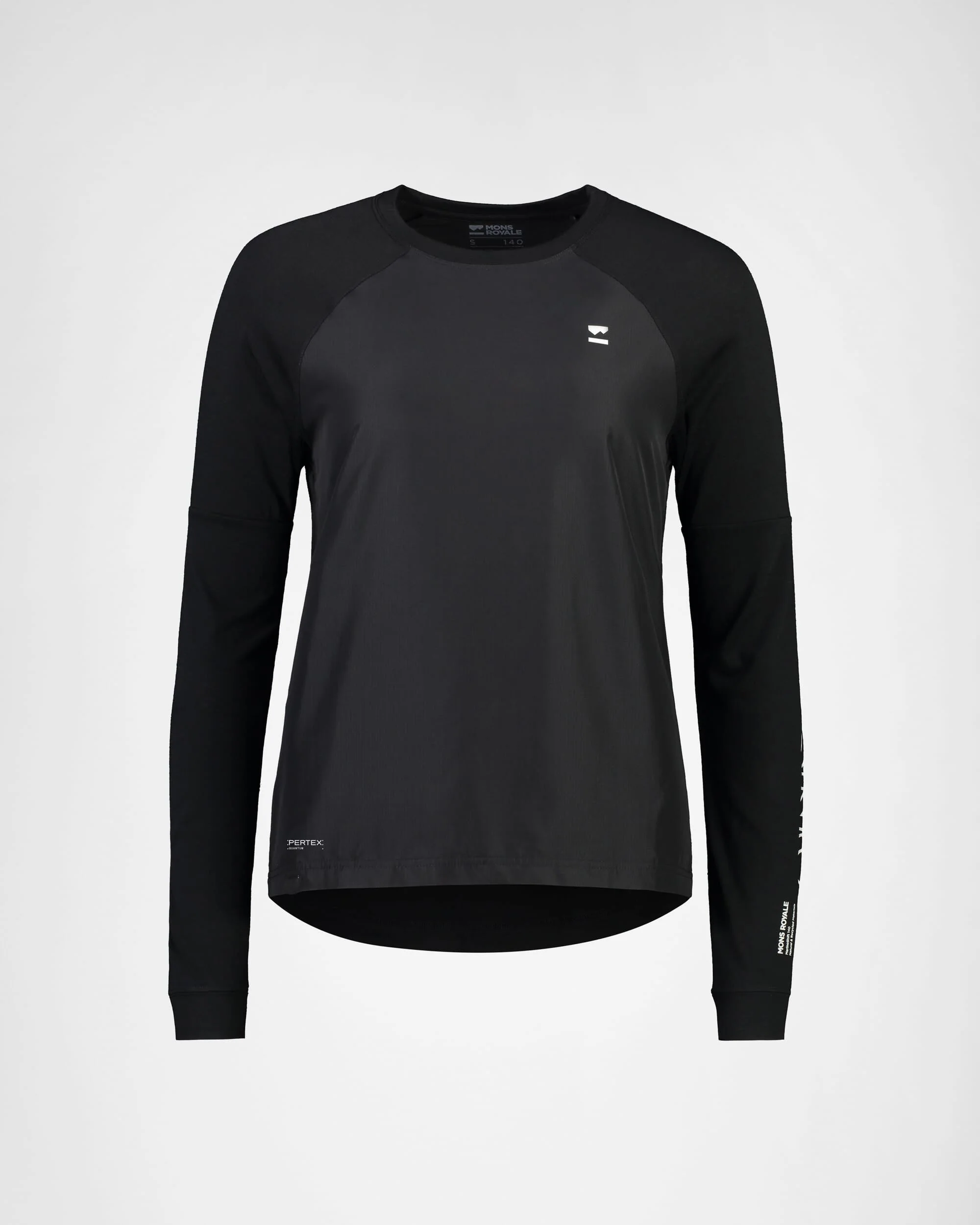 Tarn Merino Bike Wind Jersey - Black | Women's Bike Jersey - Image 3
