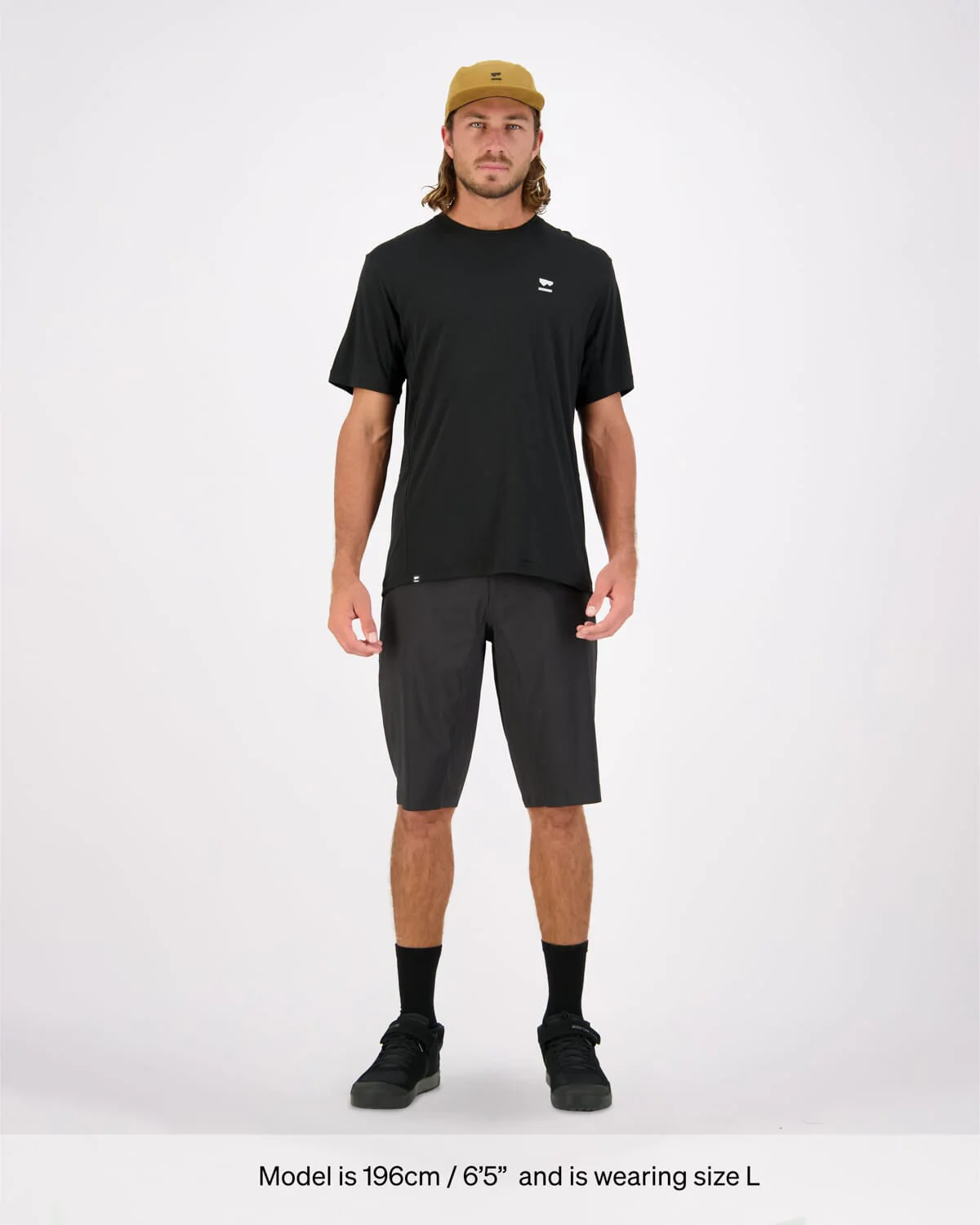 Tarn Merino T-Shirt - Black | Men's T-Shirt - Image 3