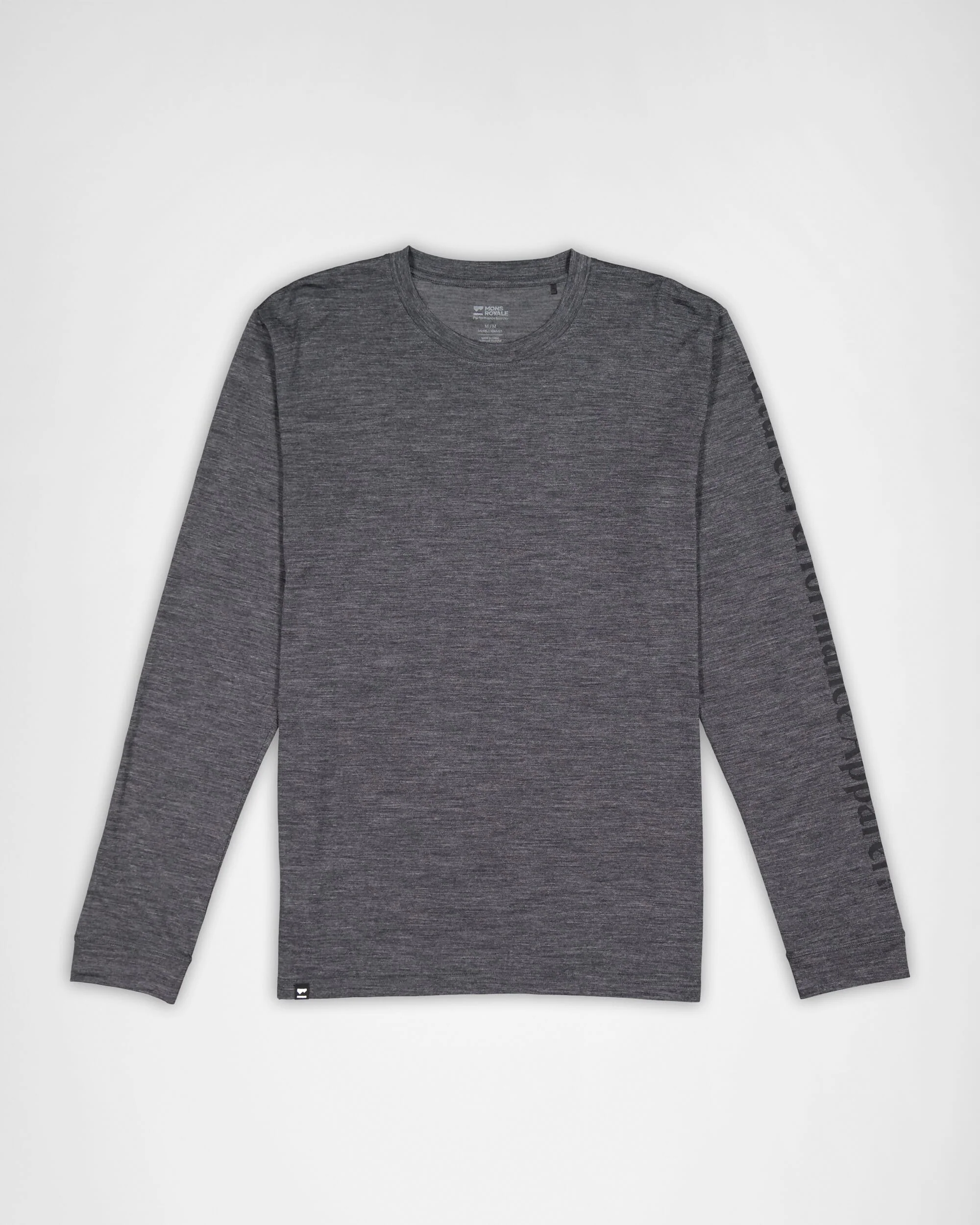 Zephyr Merino Tencel™ Long Sleeve - Smoke | Men's Long Sleeve Top - Image 5